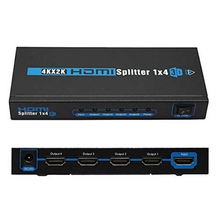 Dyno DYNO: Audio / Video Accessories  -HDMI Splitter 1 In 4 Out 1080p/3D/4K DYN-400037
